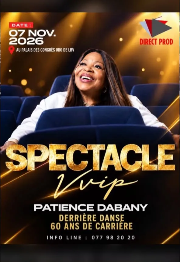 Spectacle VVIP – Patience Dabany : Dernière Danse