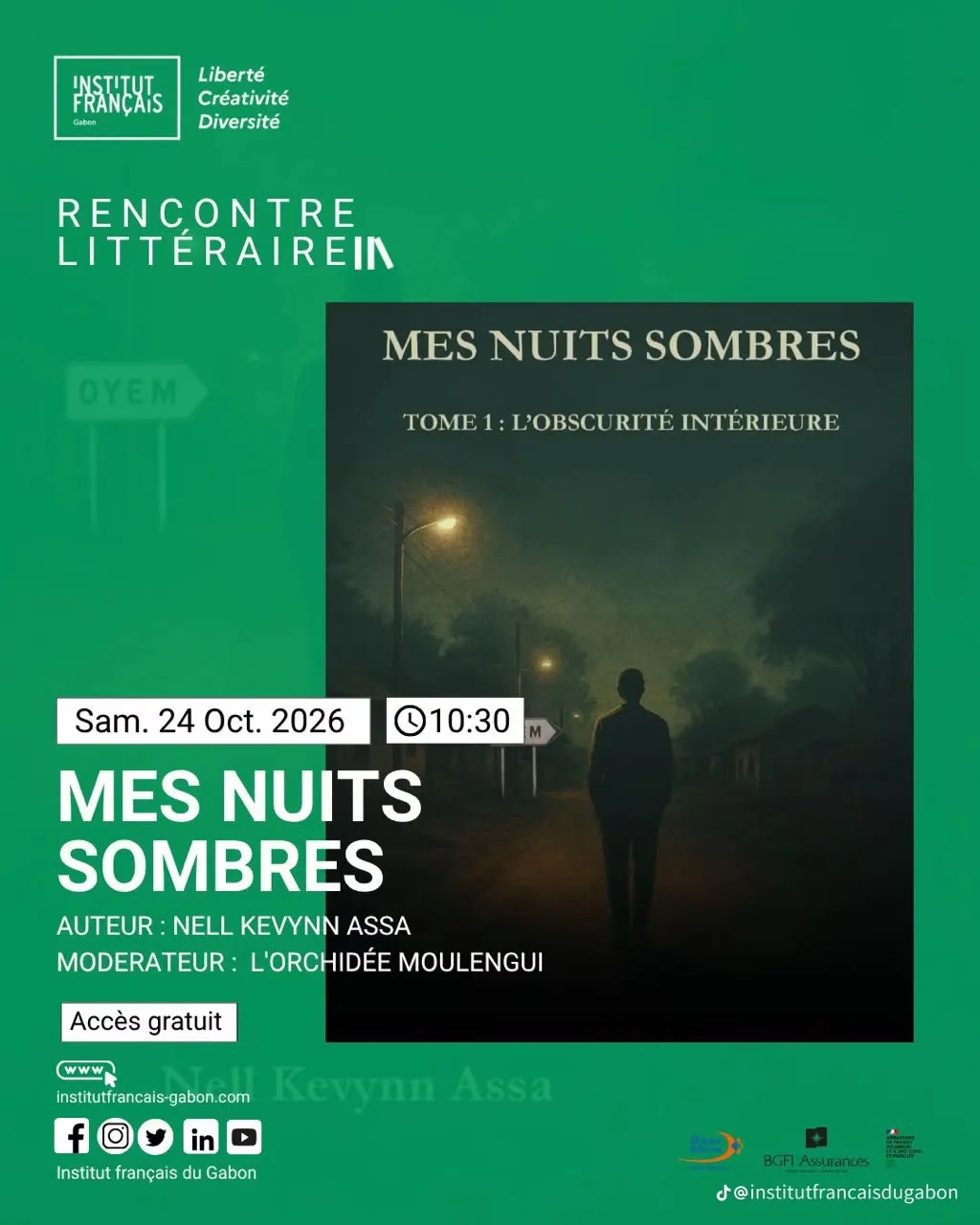4. Rencontre littéraire — Mes nuits sombres